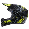 Вело Каска O'Neal Backflip Zombie Black/Neon Yellow