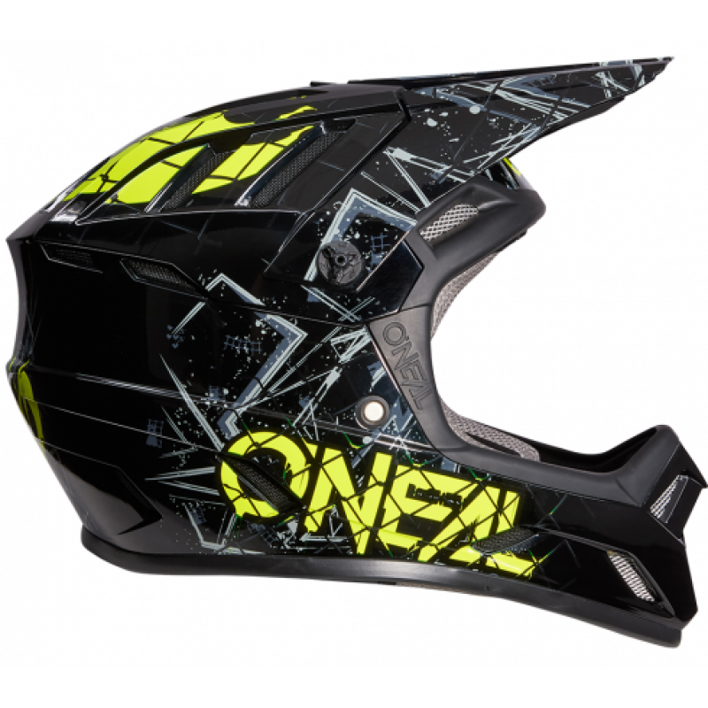 Вело Каска O'Neal Backflip Zombie Black/Neon Yellow