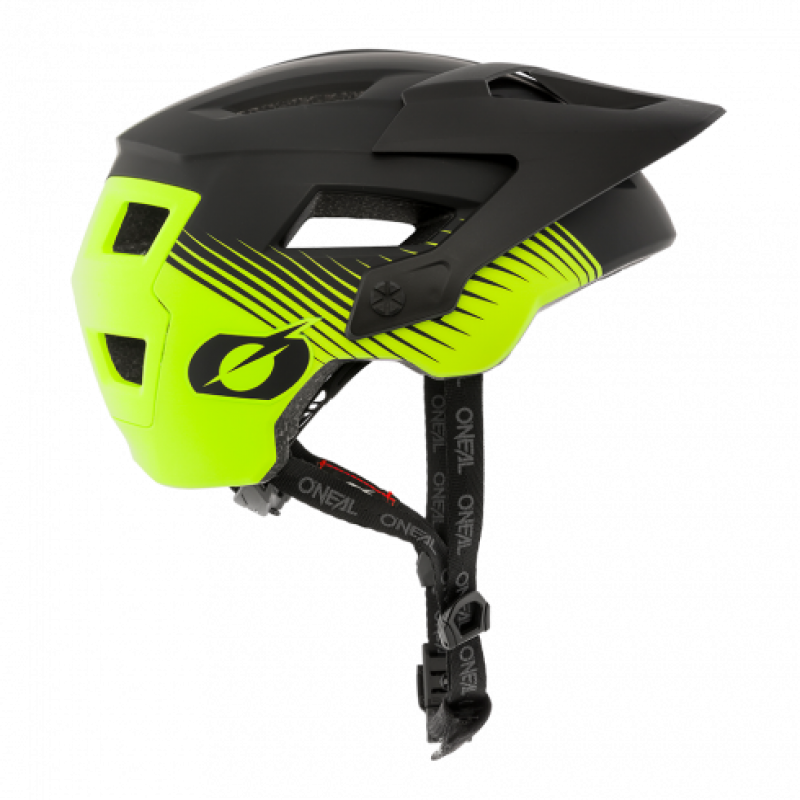 Вело Каска O'Neal Defender Grill V.22 Black/Neon Yellow