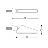 LED мото мигачи BARRACUDA SQB-LED BASIC