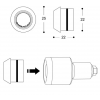 LED мото мигачи BARRACUDA B-LED KIT