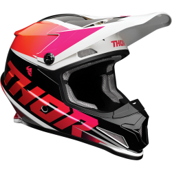 Мотокрос Каска THOR SECTOR FADER Pink/Orange