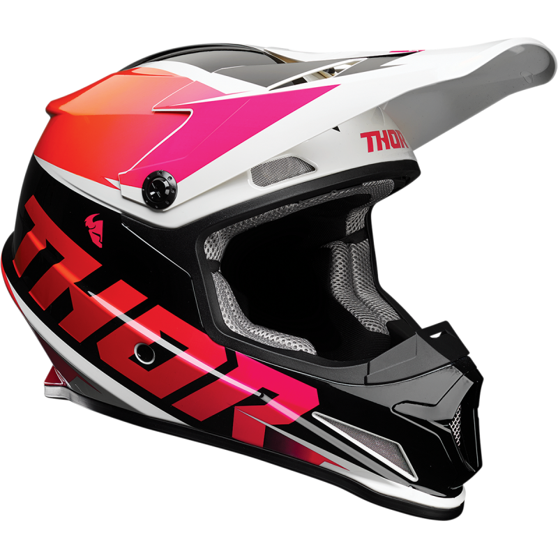 Мотокрос Каска THOR SECTOR FADER Pink/Orange