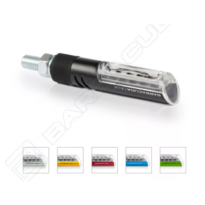 LED мото мигачи BARRACUDA IDEA B-LUX BLACK