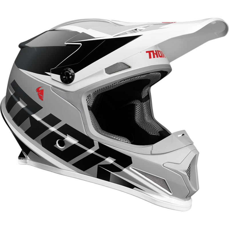 Мотокрос каска THOR SECTOR FADER BLACK/WHITE