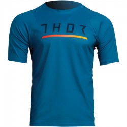 Вело джърси THOR ASSIST CALIBER SHORT SLEEVE TEAL