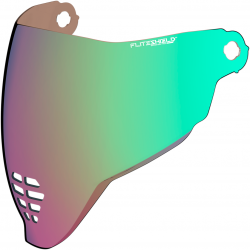 Визьор за каска ICON AIRFLITE GREEN MIRROR