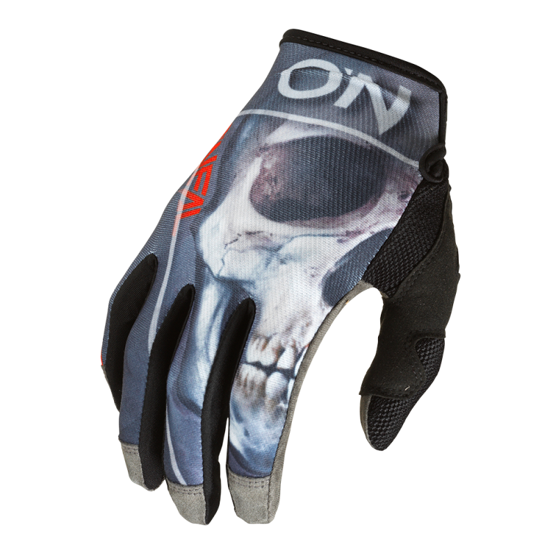 Мотокрос ръкавици O'NEAL MAYHEM BONES V.22 BLACK/RED