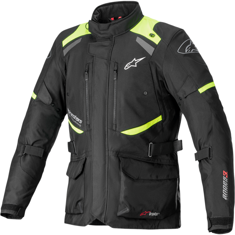 Текстилно мото яке ALPINESTARS ANDES V3 BLACK/YELLOW