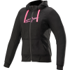 Дамски мото суитшърт ALPINESTARS Stella Chrome Sport Hoodie BLACK/PINK
