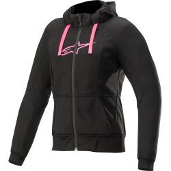 Дамски мото суитшърт ALPINESTARS Stella Chrome Sport Hoodie BLACK/PINK