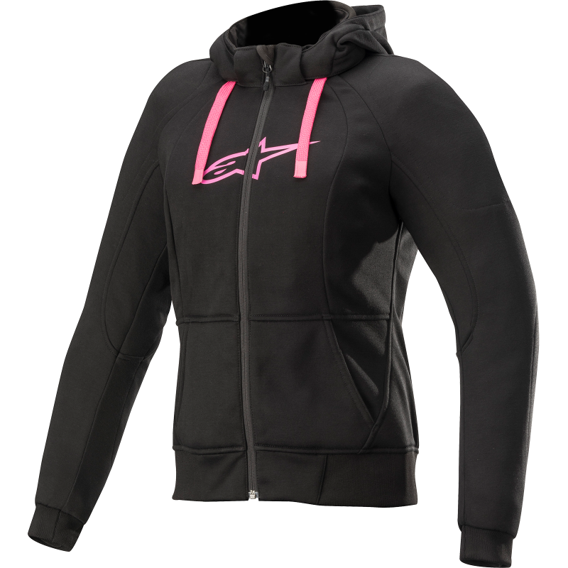 Дамски мото суитшърт ALPINESTARS Stella Chrome Sport Hoodie BLACK/PINK