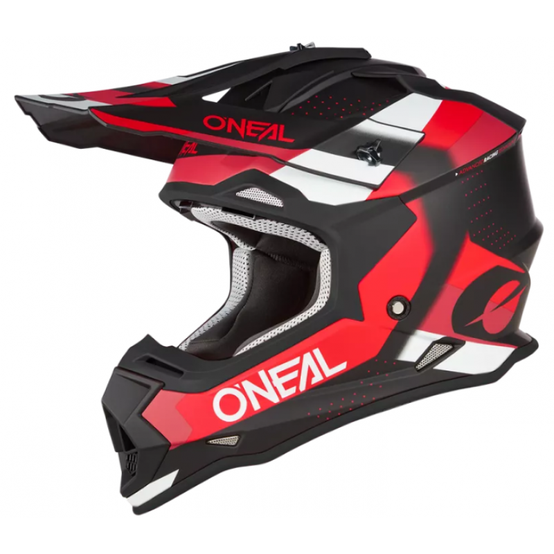 Мотокрос каска O'NEAL 2SERIES SPYDE V.23 BLACK/RED/WHITE