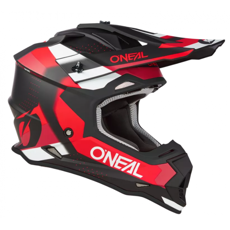 Мотокрос каска O'NEAL 2SERIES SPYDE V.23 BLACK/RED/WHITE