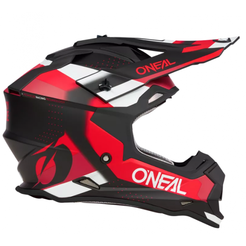 Мотокрос каска O'NEAL 2SERIES SPYDE V.23 BLACK/RED/WHITE