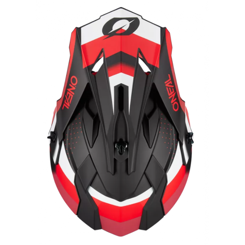 Мотокрос каска O'NEAL 2SERIES SPYDE V.23 BLACK/RED/WHITE