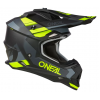 Мотокрос каска O'NEAL 2SERIES SPYDE V.23 BLACK/GRAY/NEON YELLOW