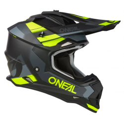 Мотокрос каска O'NEAL 2SERIES SPYDE V.23 BLACK/GRAY/NEON YELLOW