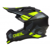 Мотокрос каска O'NEAL 2SERIES SPYDE V.23 BLACK/GRAY/NEON YELLOW