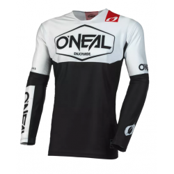 Детска мотокрос блуза O'NEAL MAYHEM HEXX V.23 BLACK/WHITE
