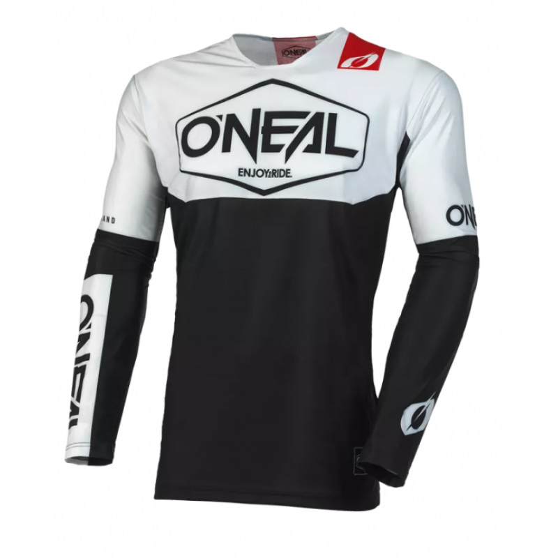 Детска мотокрос блуза O'NEAL MAYHEM HEXX V.23 BLACK/WHITE