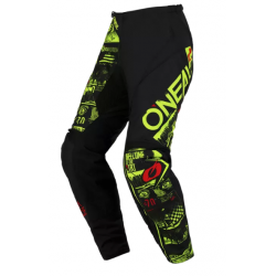 Мотокрос брич O'NEAL ELEMENT ATTACK V.23 BLACK/NEON YELLOW