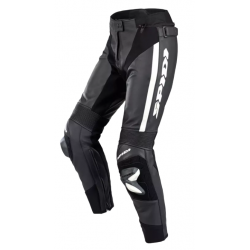 Дамски кожен мото панталон SPIDI RR PRO 2 Black/White