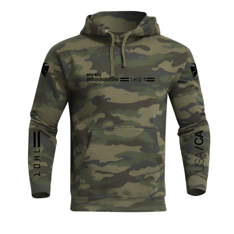 Суитшърт THOR DIVISION FOREST CAMO PULLOVER