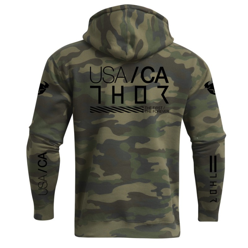 Суитшърт THOR DIVISION FOREST CAMO PULLOVER