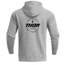 Суитшърт THOR STADIUM HEATHER GRAY ZIP UP