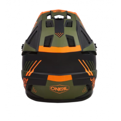 Вело каска O'NEAL BACKFLIP STRIKE V.23 BLACK/ORANGE/OLIVE