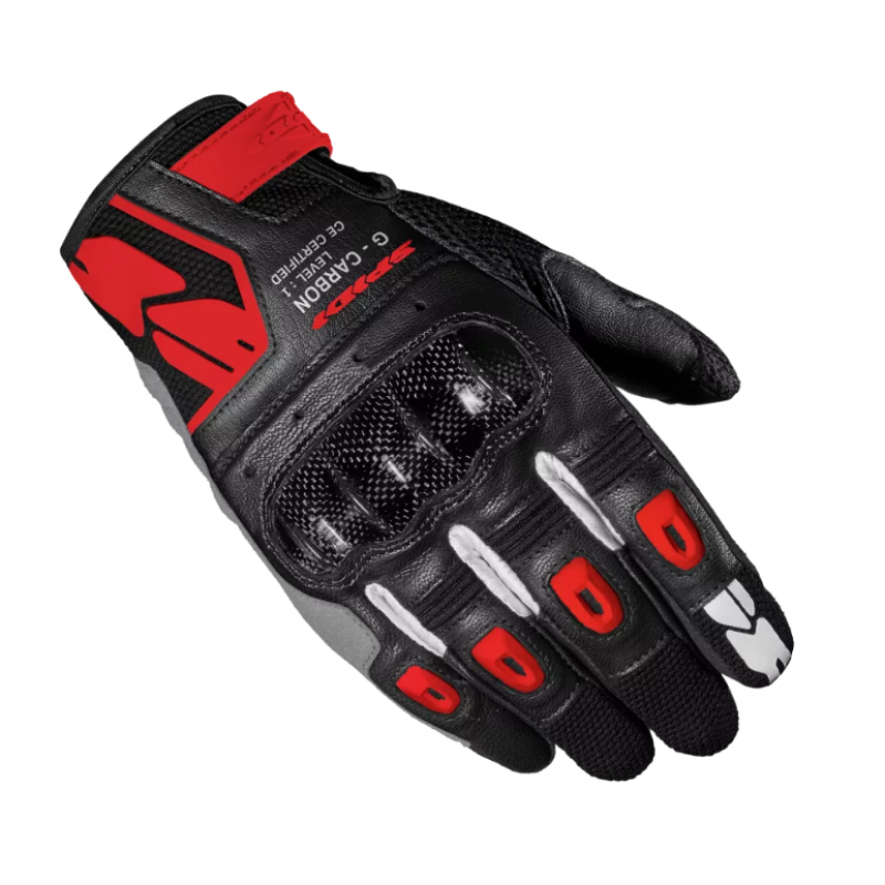 Мото ръкавици SPIDI G-CARBON Red
