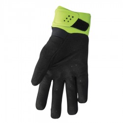 Зимни мотокрос ръкавици THOR SPECTRUM FLO BLACK/ACID COLD WEATHER