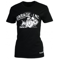 Дамска мото тениска SECA GARAGE BLACK