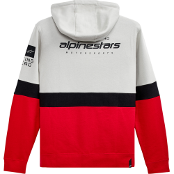 Мото суитшърт ALPINESTARS Position Zip Hoodie WHITE/RED/BLACK
