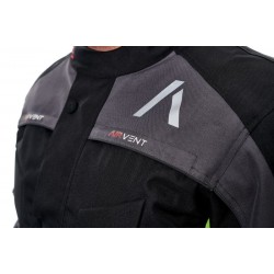 Текстилно мото яке ADRENALINE PYRAMID 2.0 BLACK/GREY/FLUO