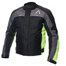 Текстилно мото яке ADRENALINE PYRAMID 2.0 BLACK/GREY/FLUO