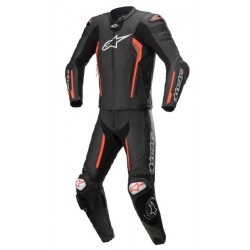 Кожен екип Alpinestars Coveralls MISSILE V2 BLACK/FLUO RED