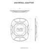 Адаптер за телефон QUAD LOCK Universal