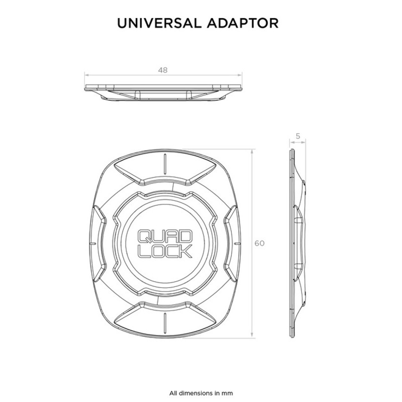 Адаптер за телефон QUAD LOCK Universal