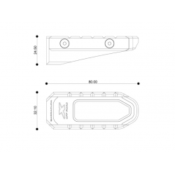 Offroad стъпенки Barracuda червен