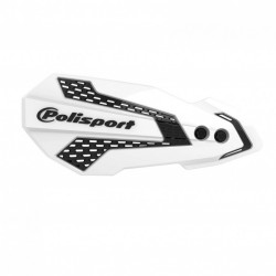 Предпазител за кормило POLISPORT MX FLOW KAWASAKI/SUZUKI WHITE/BLACK