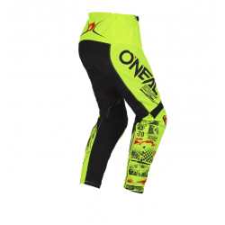 Детски мотокрос брич O'NEAL ELEMENT ATTACK V.23 NEON YELLOW/BLACK