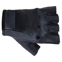 Кожени ръкавици MOTO ID RIDER BLACK
