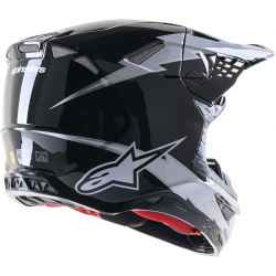 Мотокрос каска ALPINESTARS SM10 AMP BLK/WT