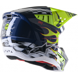 Мотокрос каска ALPINESTARS SM5 RASH NV/YL