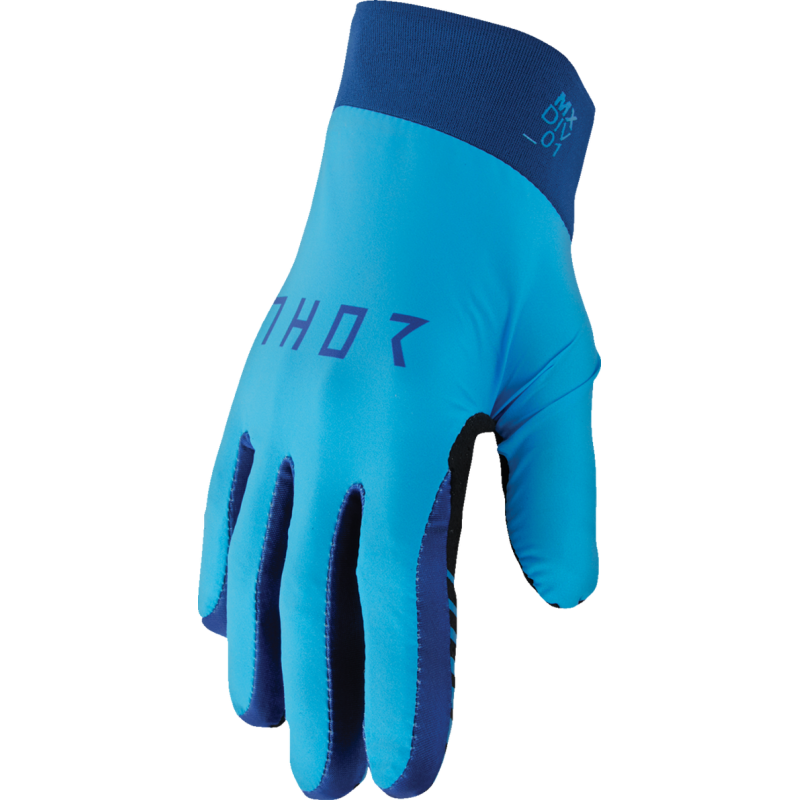 Мотокрос ръкавици THOR AGILE SOLID NAVY/BLUE