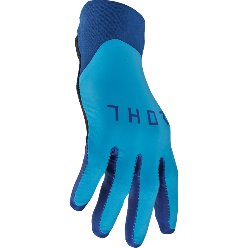 Мотокрос ръкавици THOR AGILE SOLID NAVY/BLUE