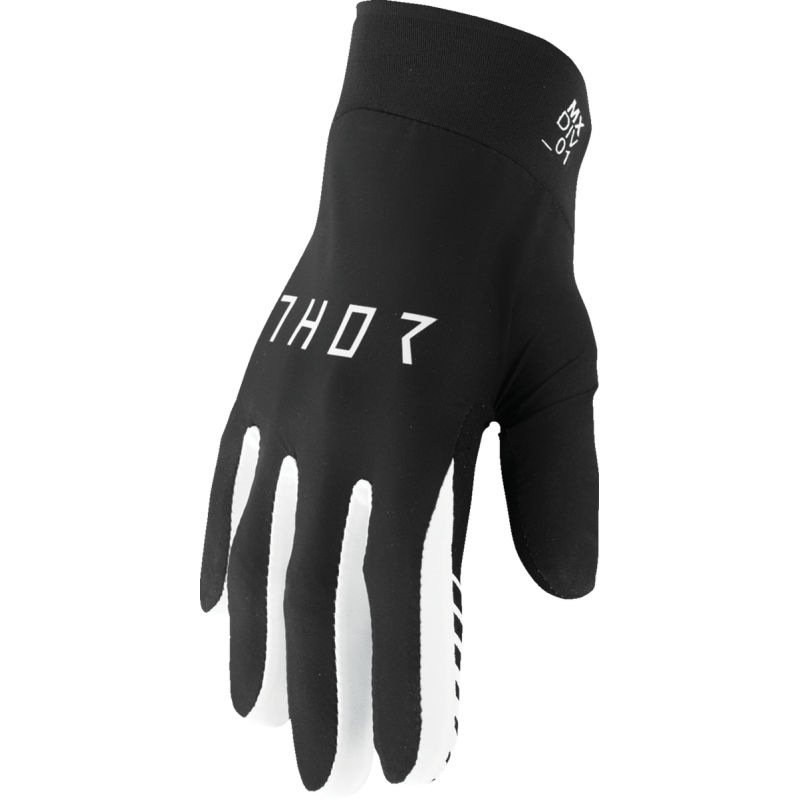 Мотокрос ръкавици THOR AGILE SOLID BLACK/WHITE