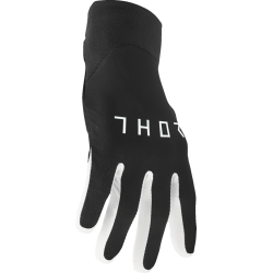 Мотокрос ръкавици THOR AGILE SOLID BLACK/WHITE